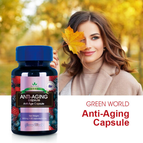 Blueberry Anti-aging Capsule ( Capsules Anti-Âge Retarder le Vieillissement )